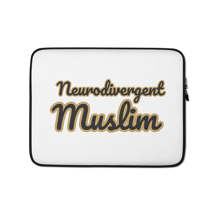 Neurodivergent Muslim Laptop Sleeve product image (1)