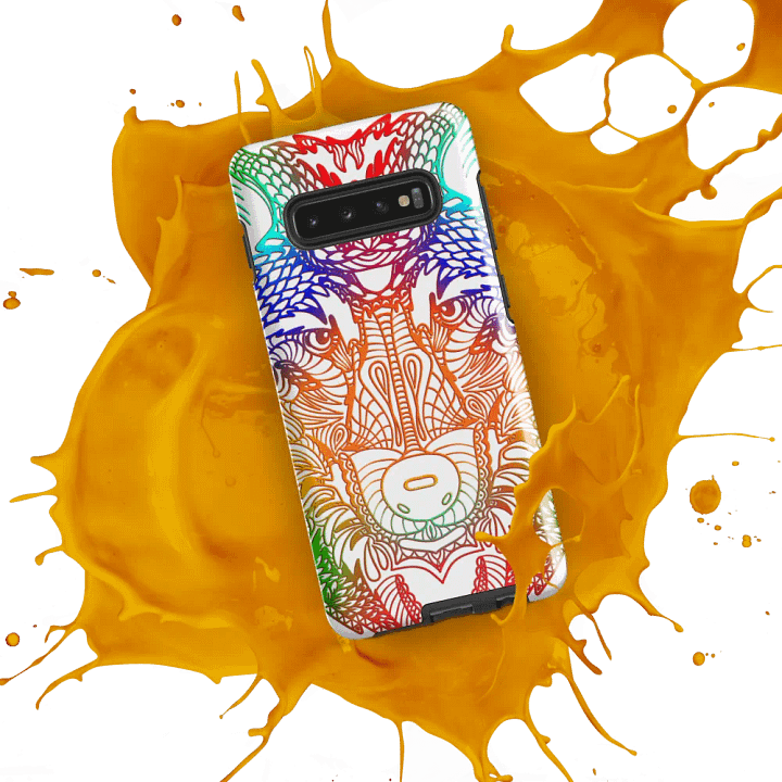 Wolf Head Mandala Phone Case product image (1)