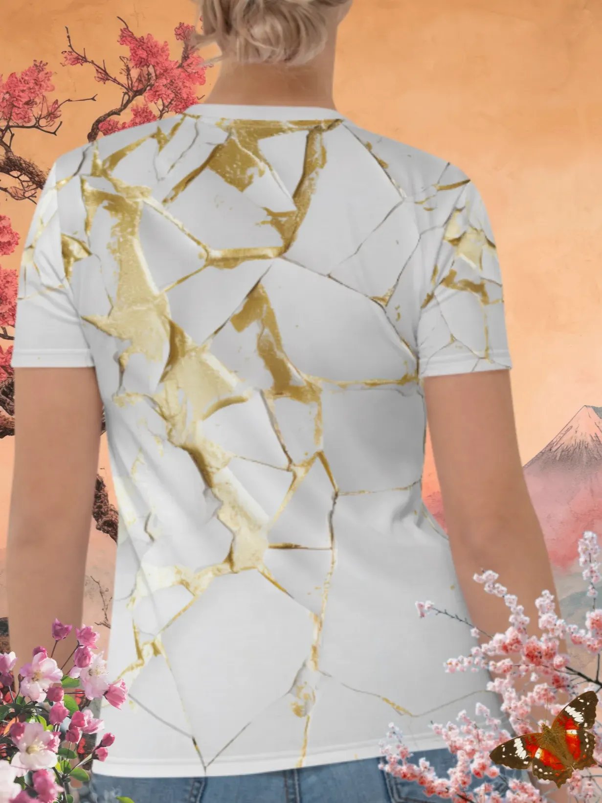 Elegant White & Gold Kintsugi product image (4)
