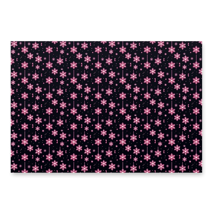 Festive Snowflake Symphony Wrapping Paper Set product image (2)