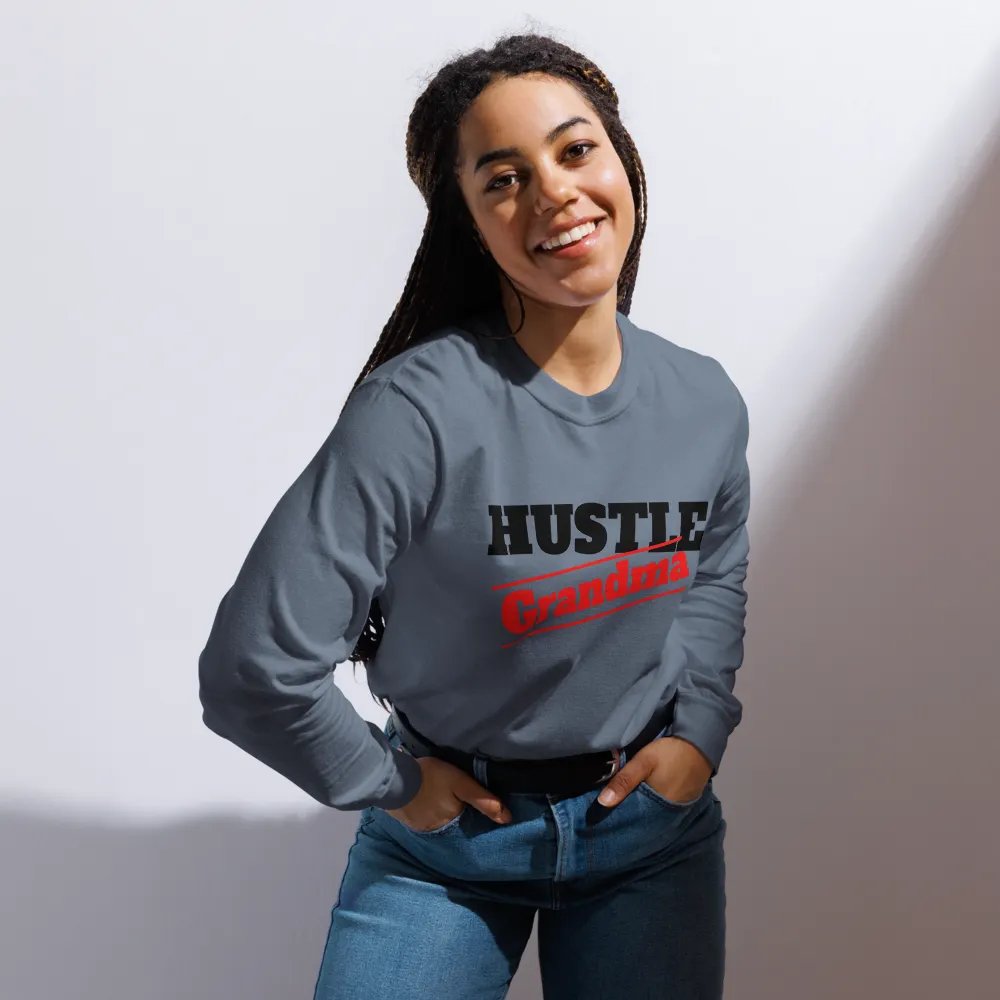 Stamped Grandma Hustle Long Sleeve Shirt product image (6)