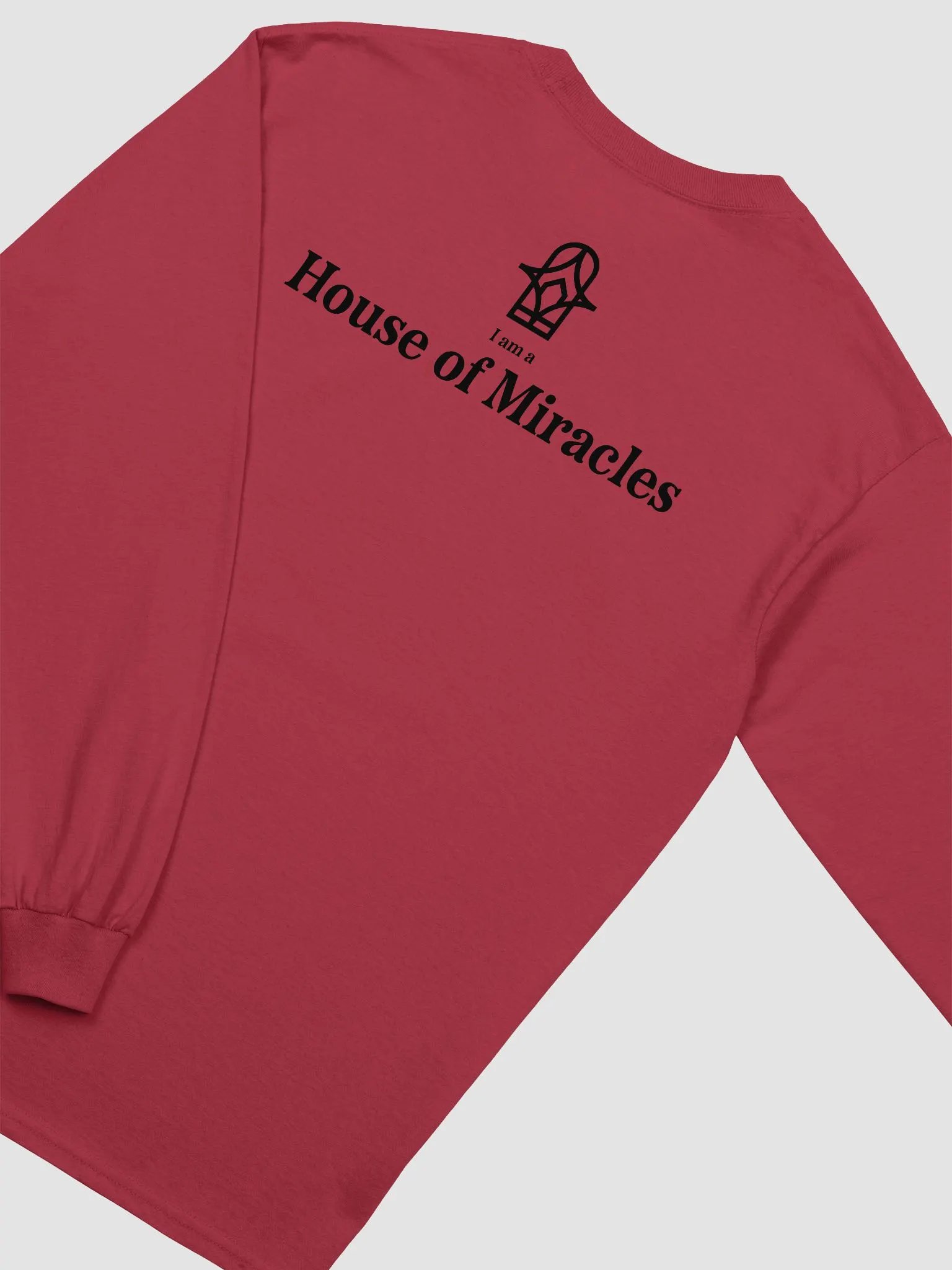 I am a House of Miracles | Longsleeve | Color product image (4)