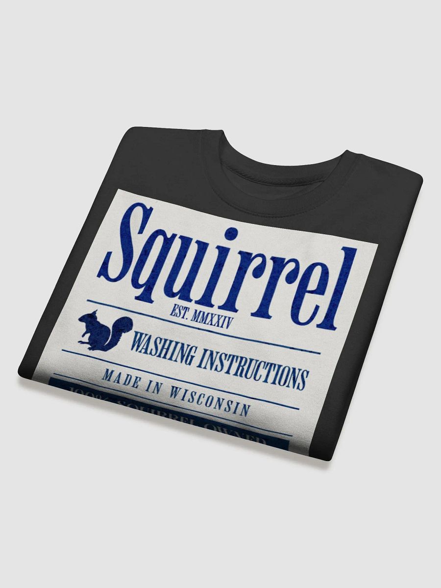 Squirrel Washing Instructions Logo Sweatshirt product image (29)