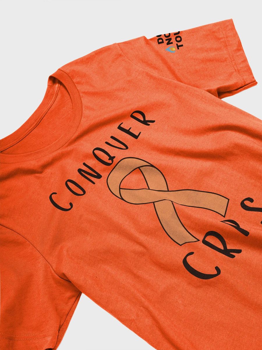 LIMITED EDITION- Classic Conquer CRPS Do Not Touch LEFT Arm 'Supersoft' Orange T-Shirt product image (3)