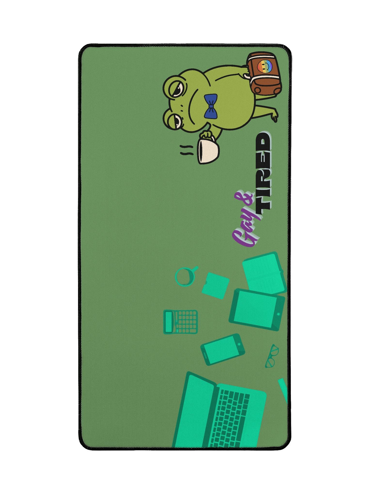 Gay & Tired Desk Mat product image (2)