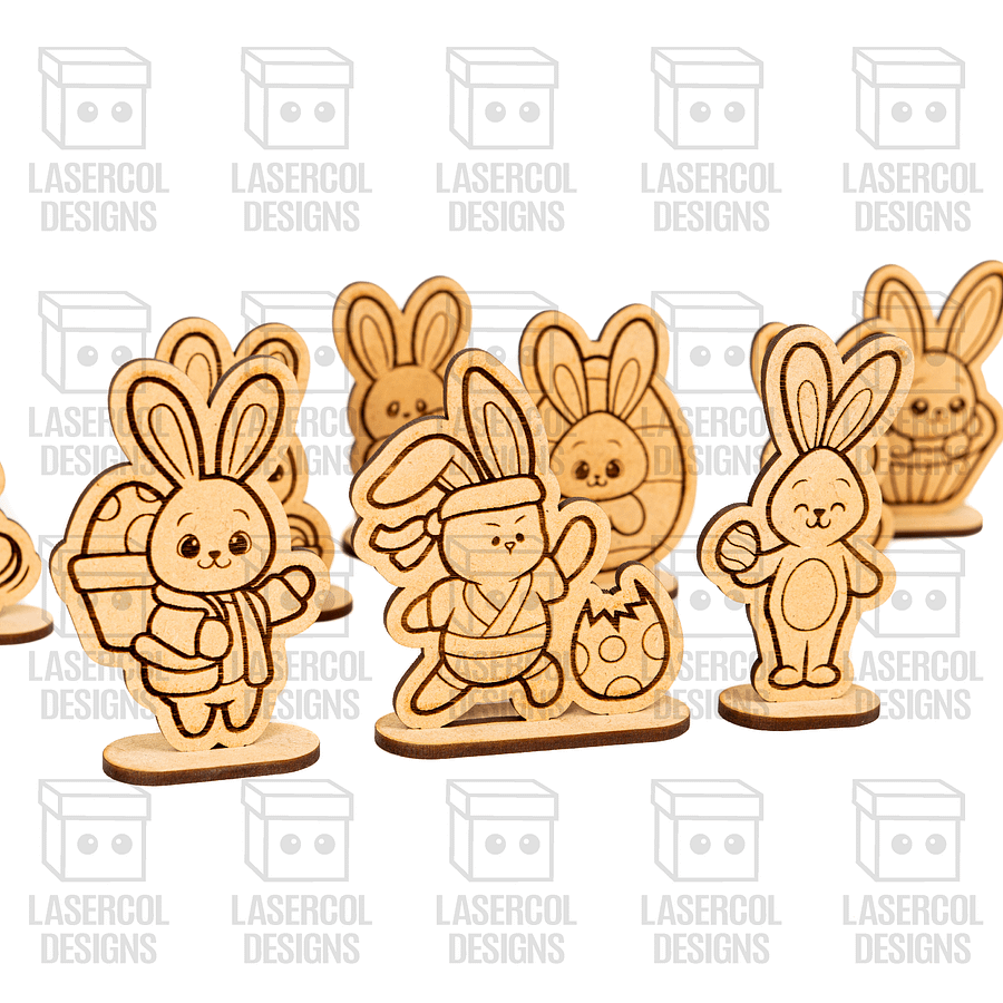 Easter Cutouts With Base Set 7 - Laser Cut Files product image (9)