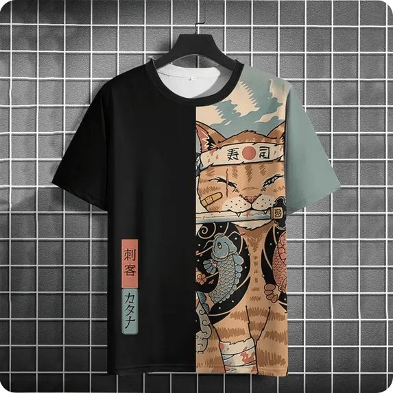 Japanese Print Style T-Shirt product image (1)