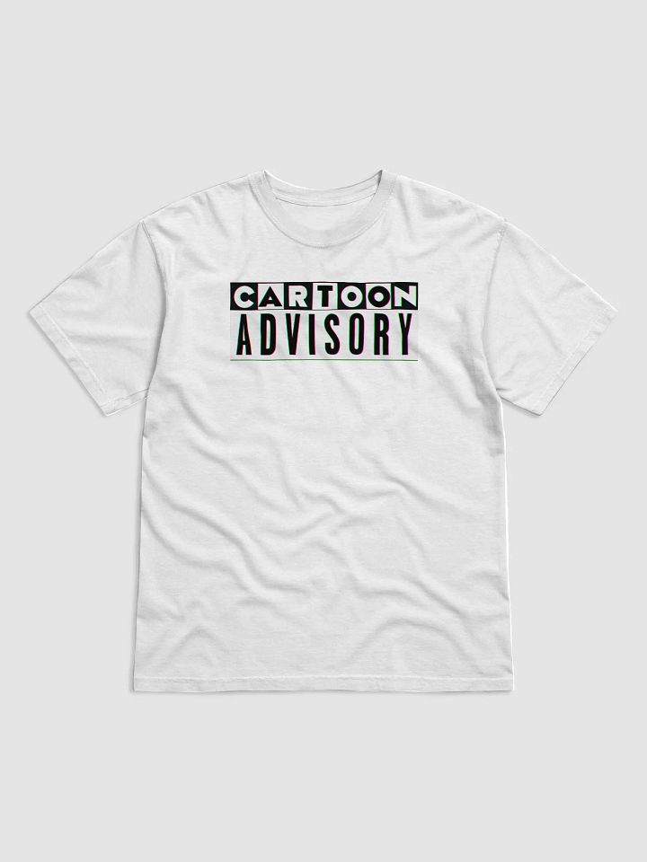 Cartoon Advisory Box Logo Tee (W) product image (1)