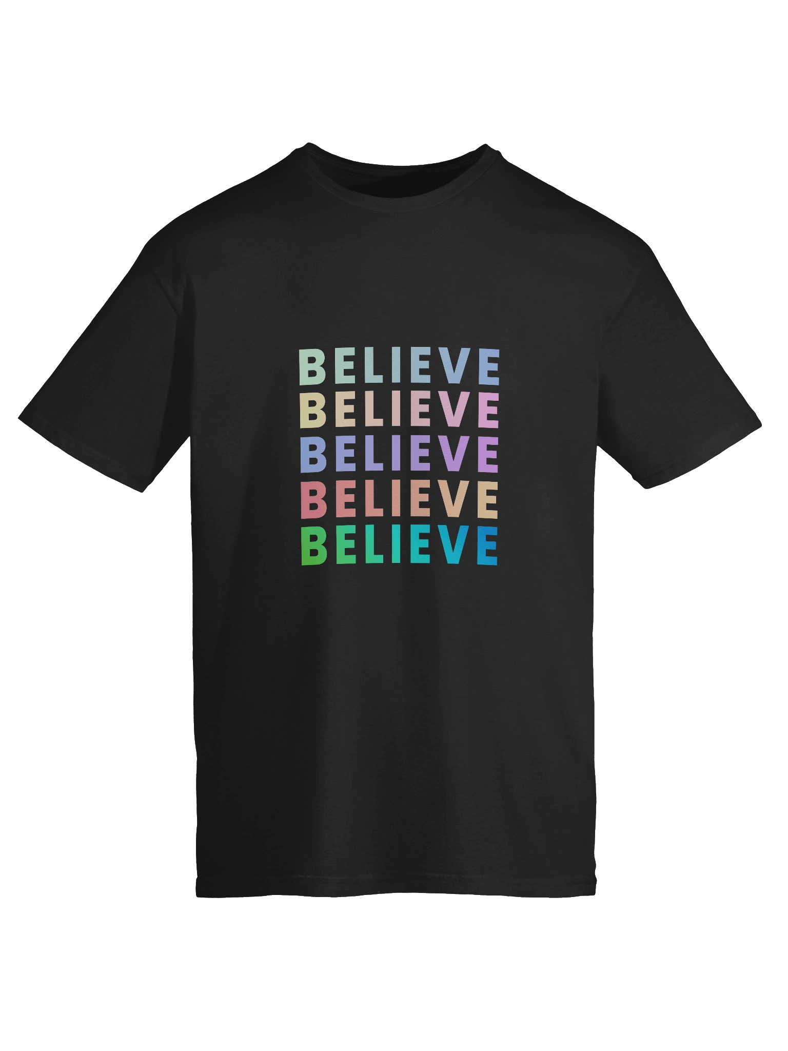 Vibrant Believe Grid T-Shirt product image (76)