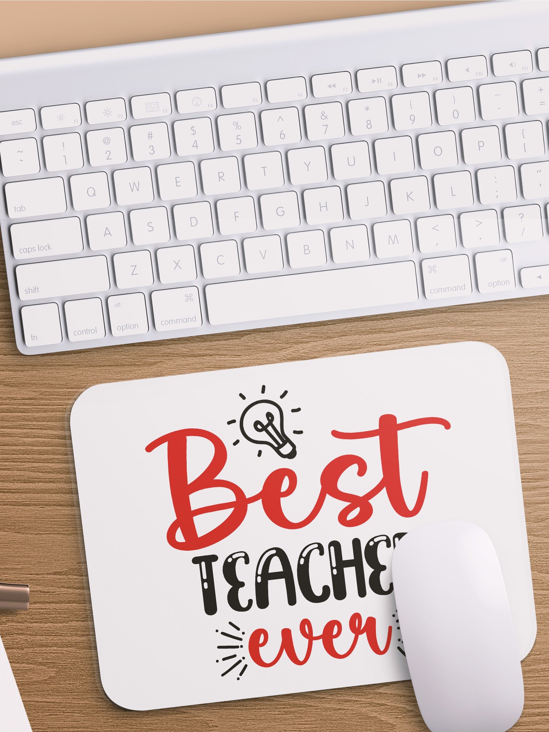Best teacher ever Mouse Pad product image (1)