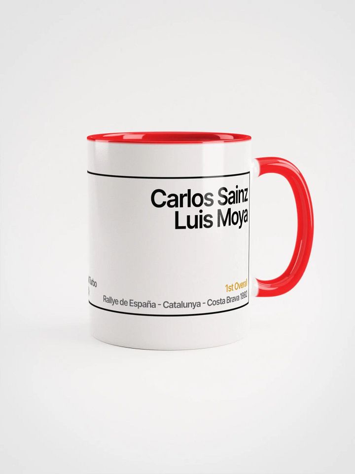 Ceramic Mug / Carlos Sainz / 1992 Rallye de España - Catalunya - Costa Brava Number 4 product image (2)