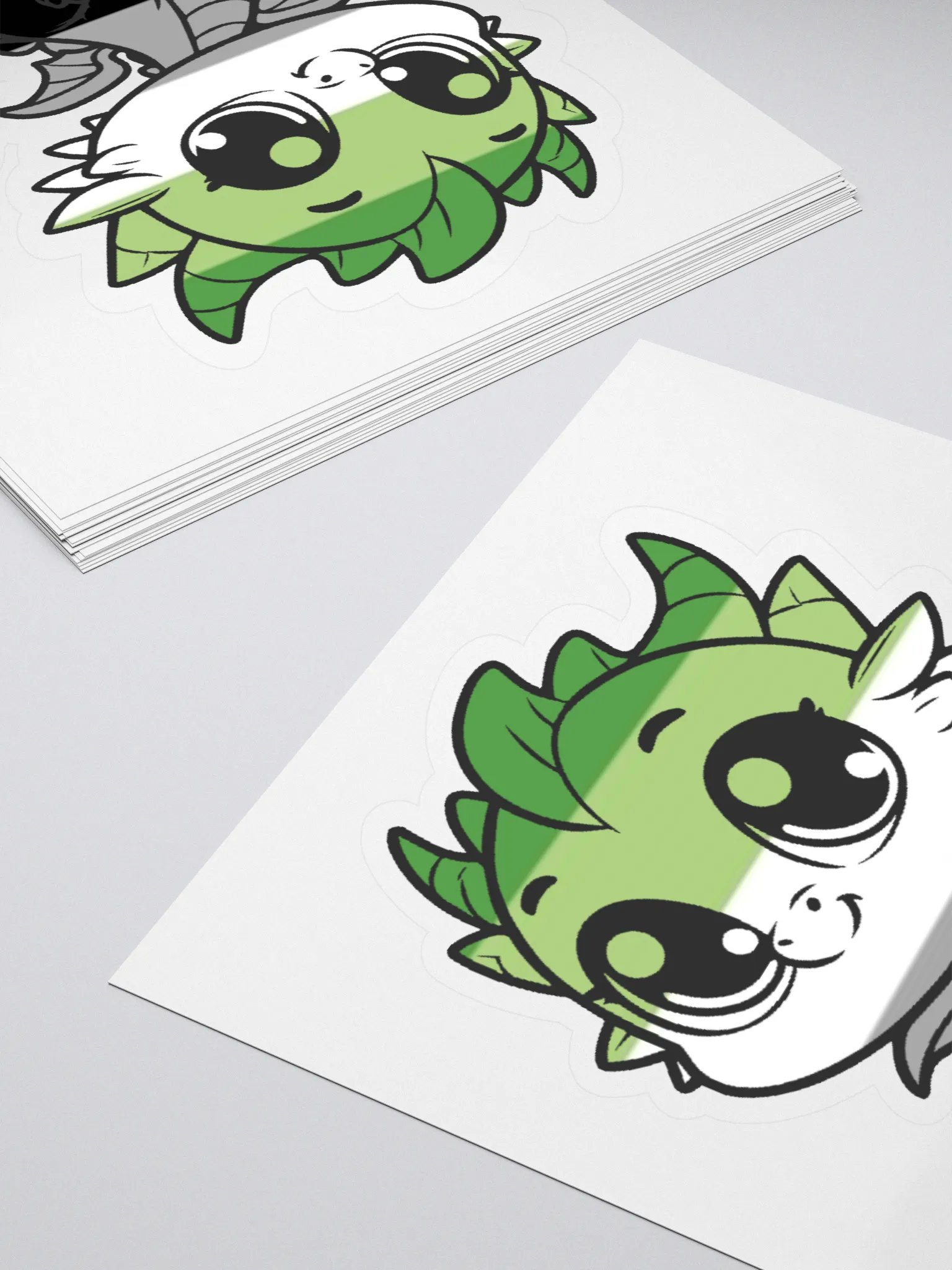 Aromantic Pride Dragon Sticker product image (4)
