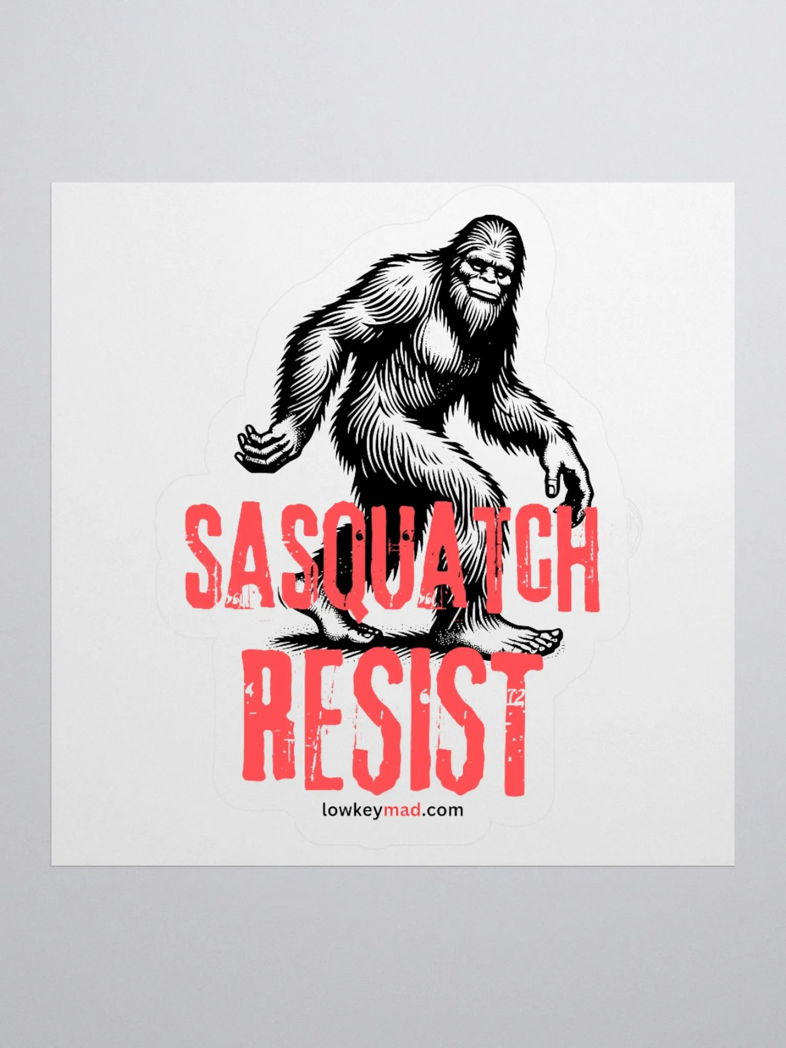 Sasquatch Resist Sticker product image (2)
