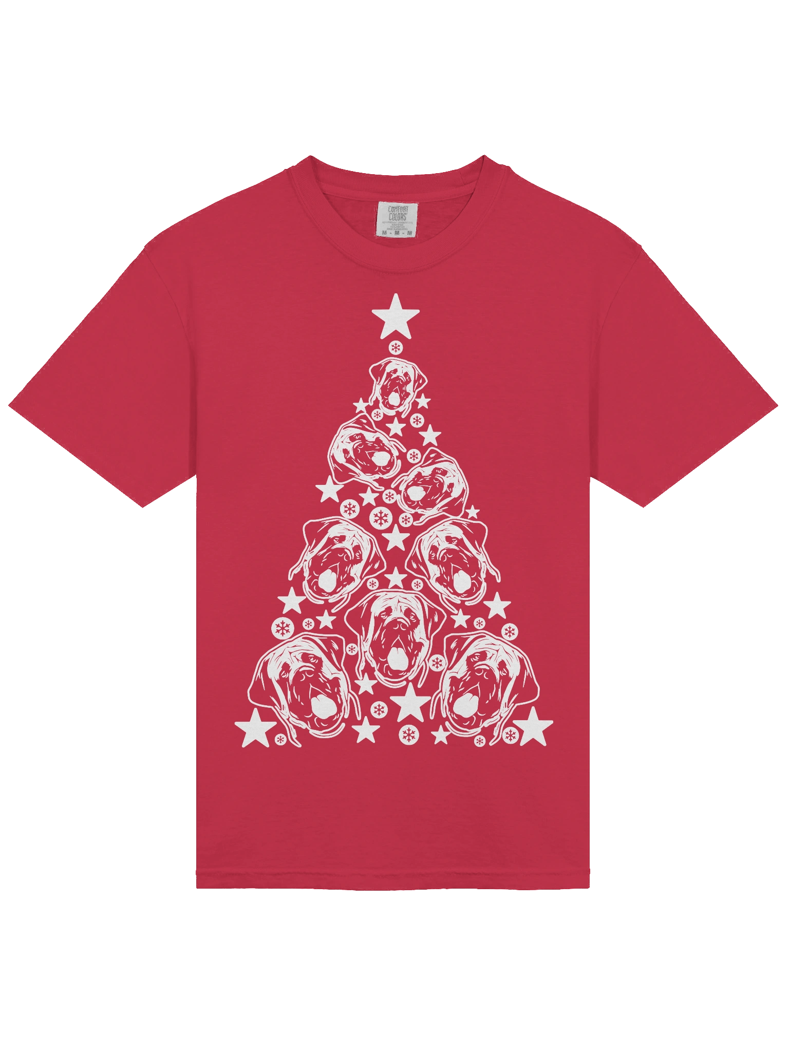 Bullmastiff Christmas Tree T-Shirt product image (5)