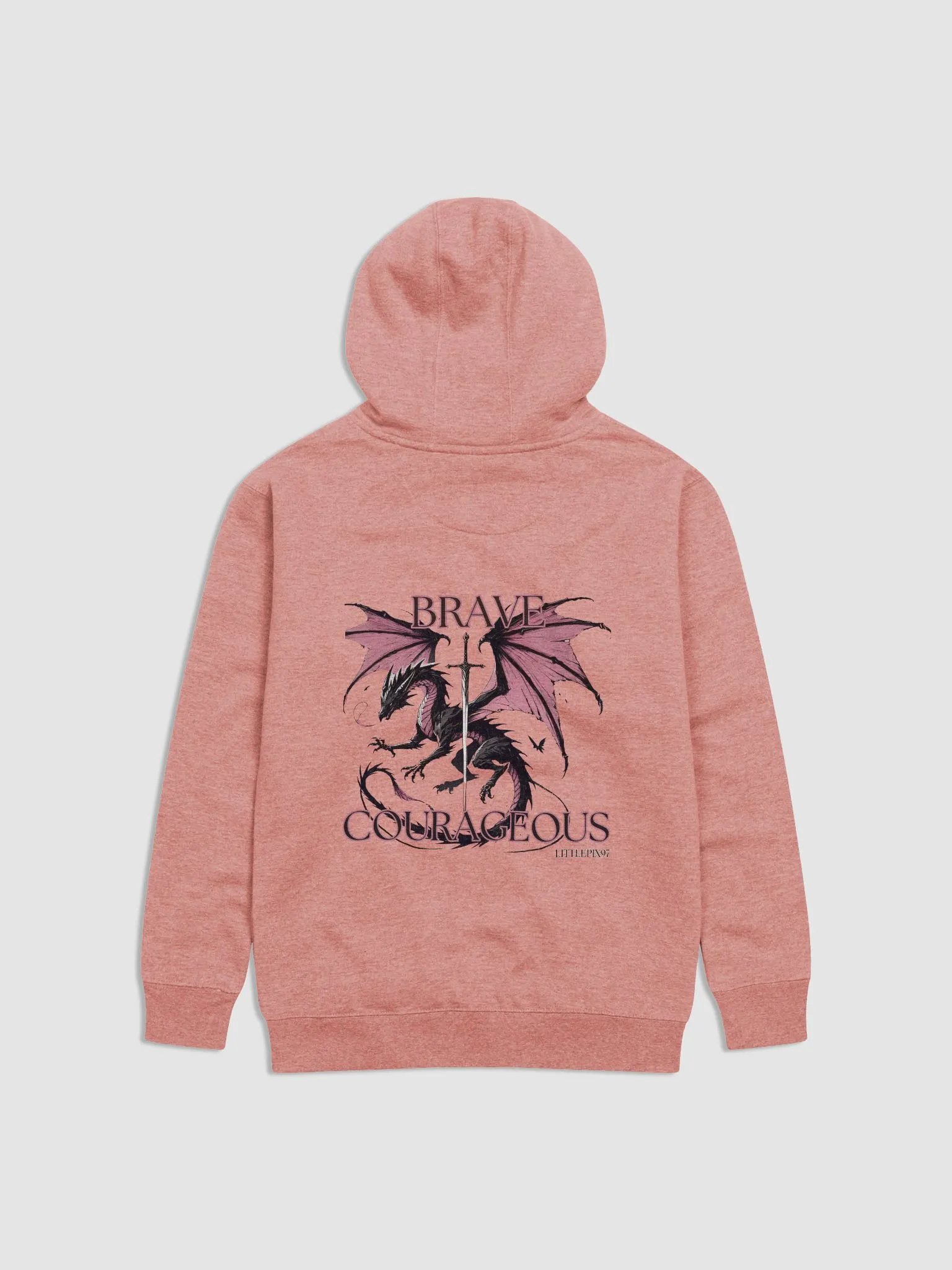 Brave & Courageous Dragon Hoodie product image (1)