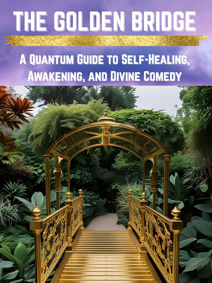 The Golden Bridge: A Quantum Comedy Guide to Healing, Ascension & Not Losing Your Damn Mind product image (1)