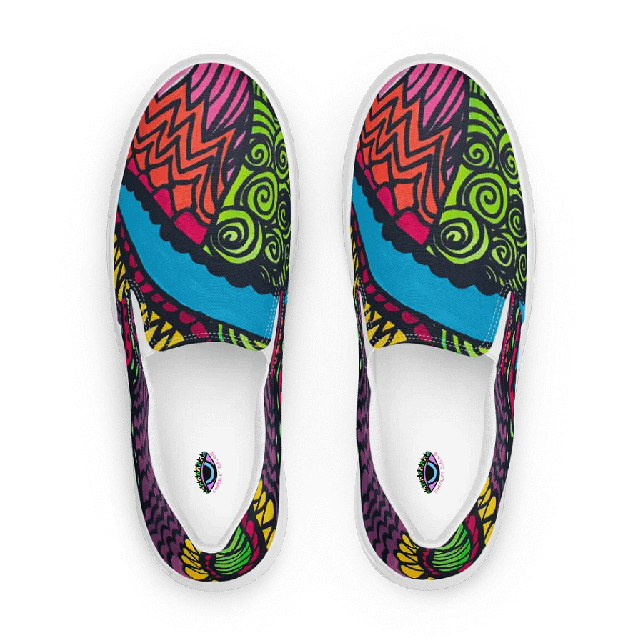 Women's Psychedelic Movement Slip-Ons product image (5)