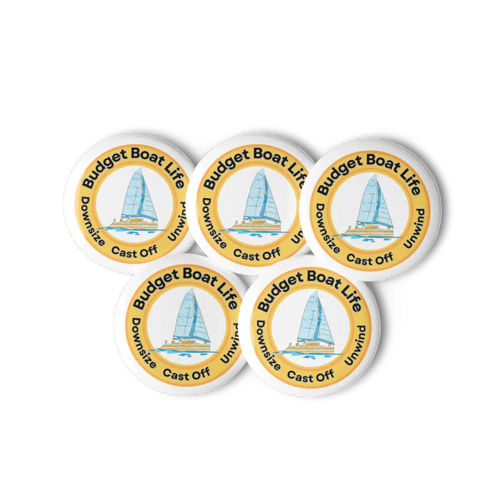 Budget Boat Life Pin Buttons product image (3)