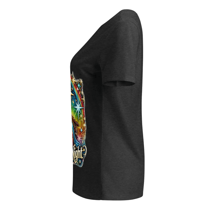 O Holy Night Nativity Scene V-Neck Tee product image (13)