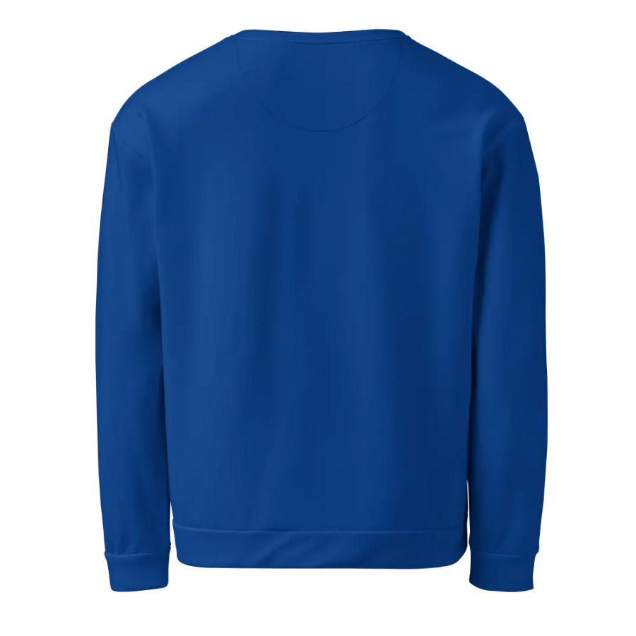 Plain Navy-Blue Light Summer Unisex Recycled Polyester Heavyweight Premium Sweatshirt by Treasure Pie product image (6)