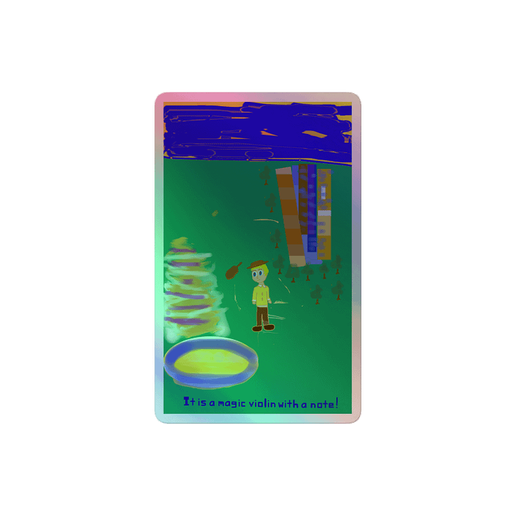 Magic Violin Holographic Sticker Sheet product image (2)