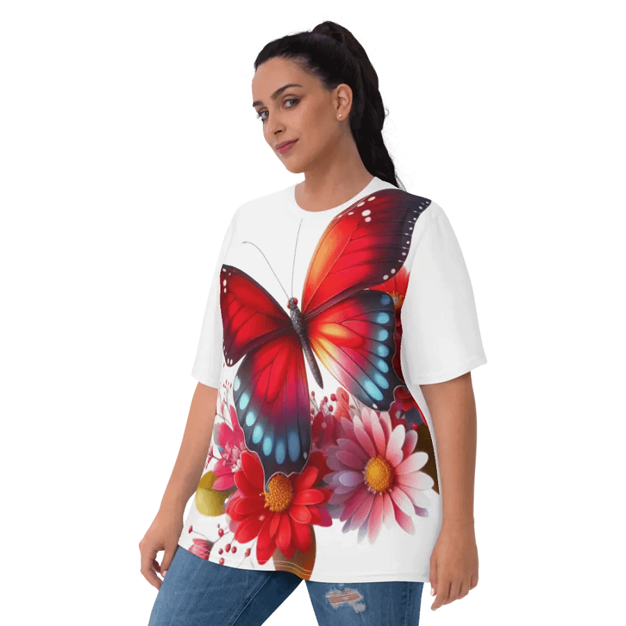Vibrant Butterfly Paradise Women's T-Shirt product image (9)