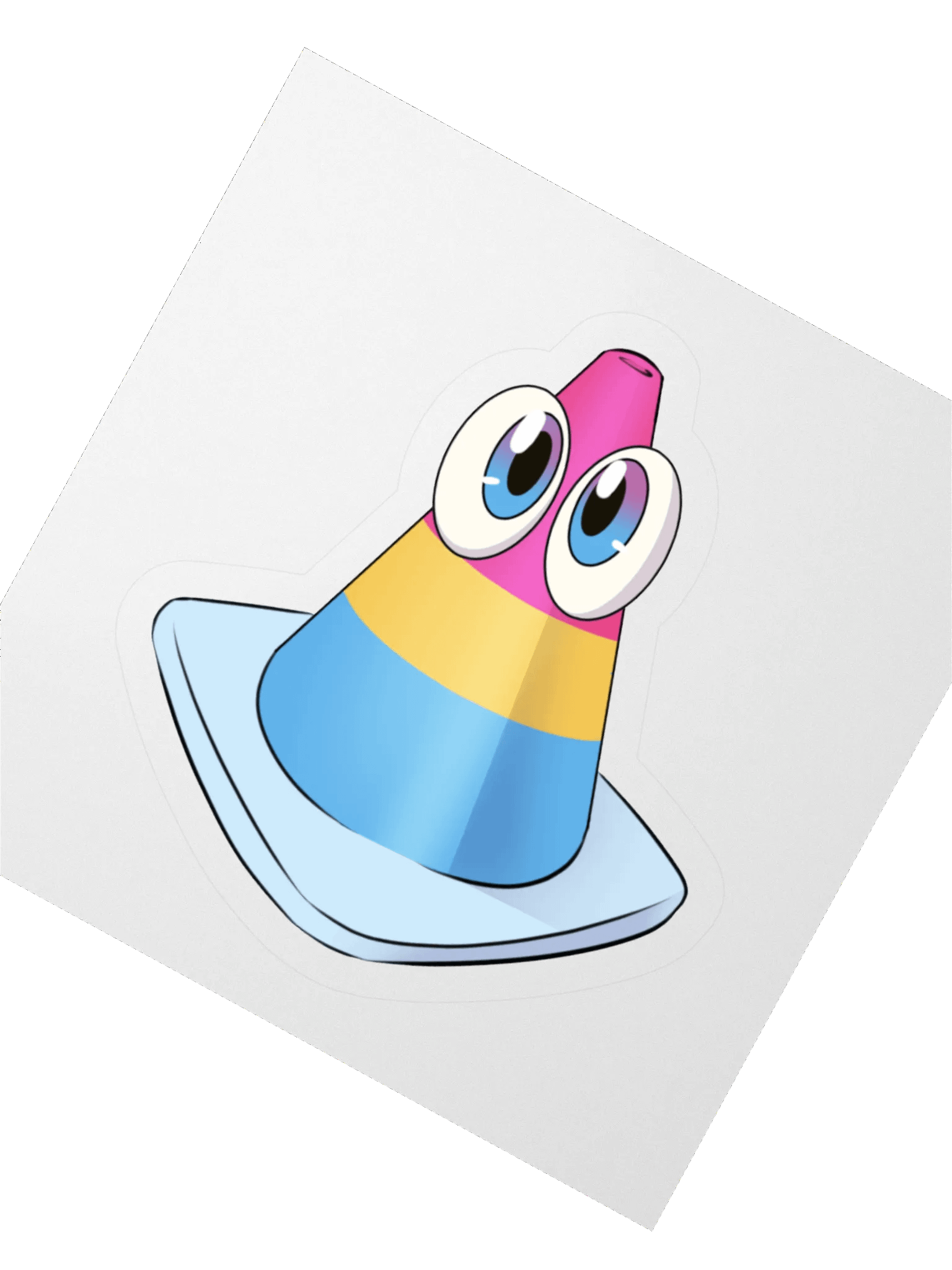 Pride Cone Sticker - Pan product image (4)