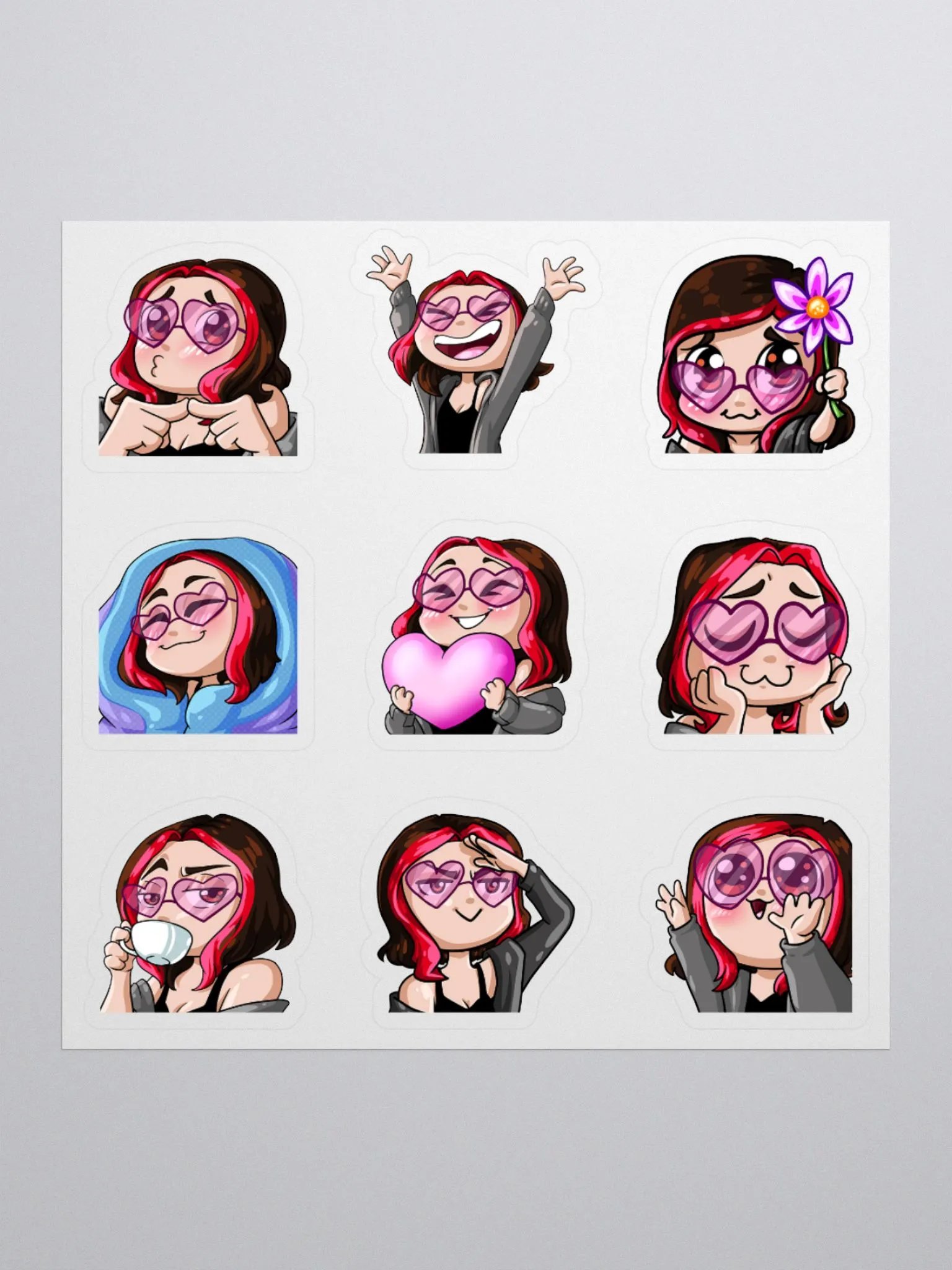 Human1 Emotes Pack || Kiss Cut Stickers product image (1)