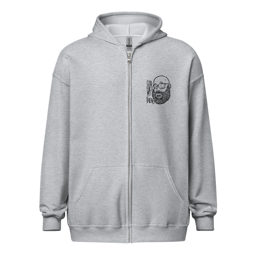"God bless, my friend" Zip-Up Hoodie product image (1)