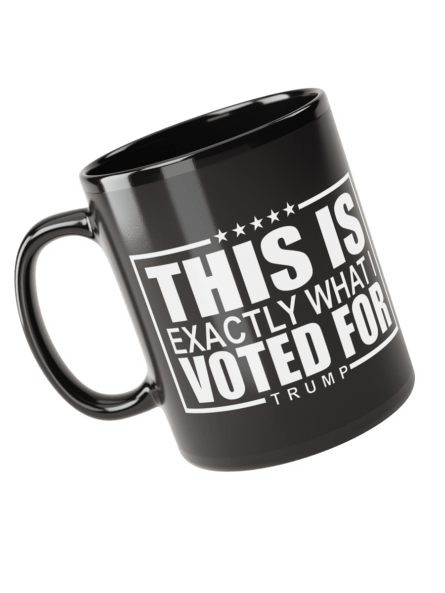 This Is What I Voted For Mug (Black) product image (1)