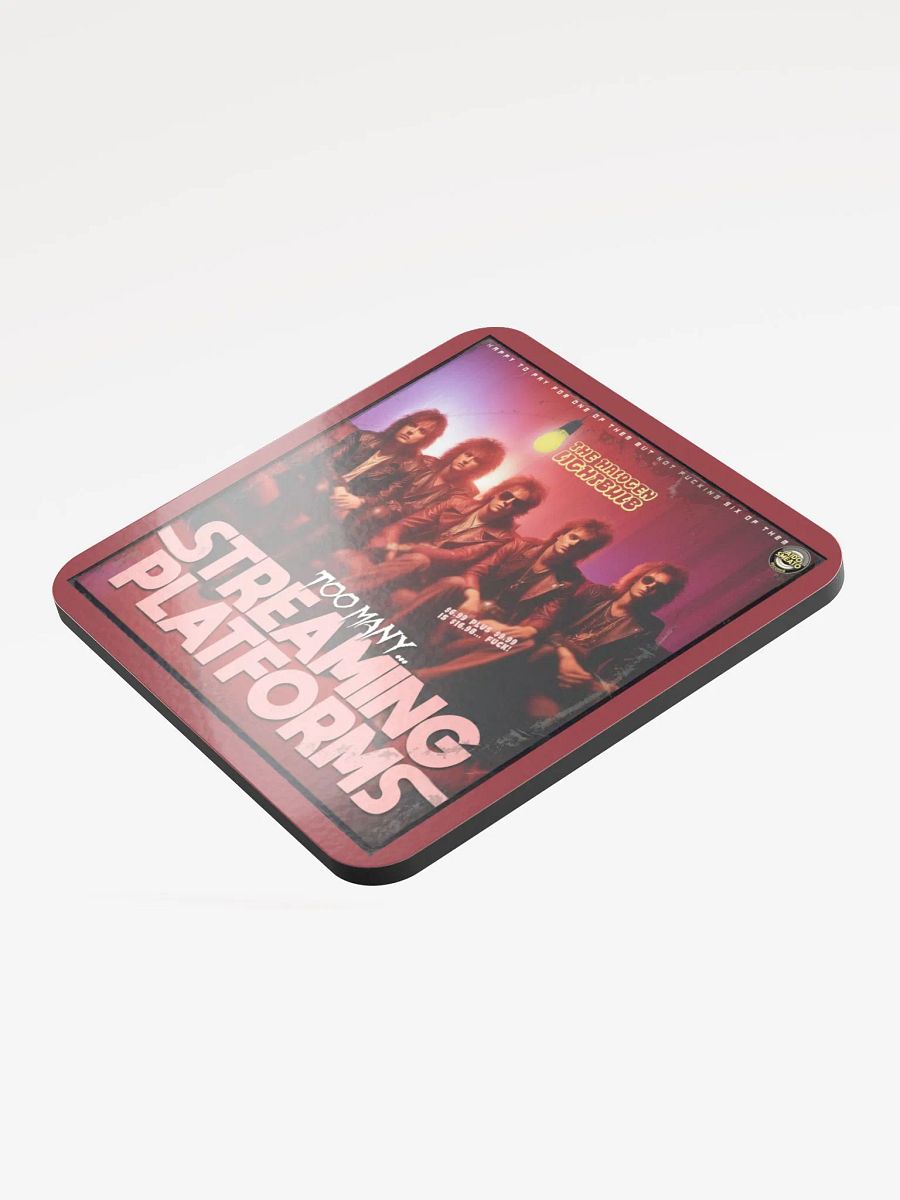 The Halogen Lightbulb - Too Many Streaming Platforms (Coaster) product image (3)