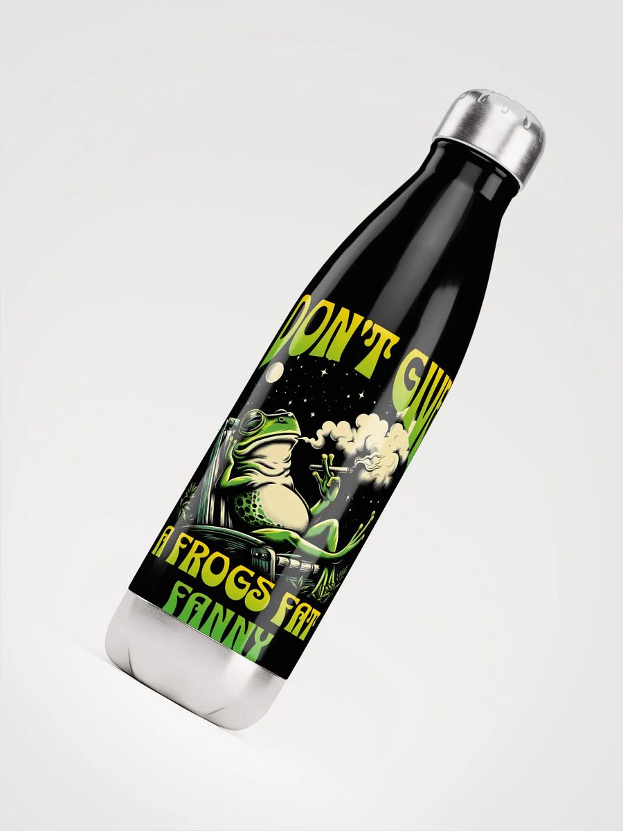 I Don't Give A Frogs Fat Fanny Steel Bottle product image (4)