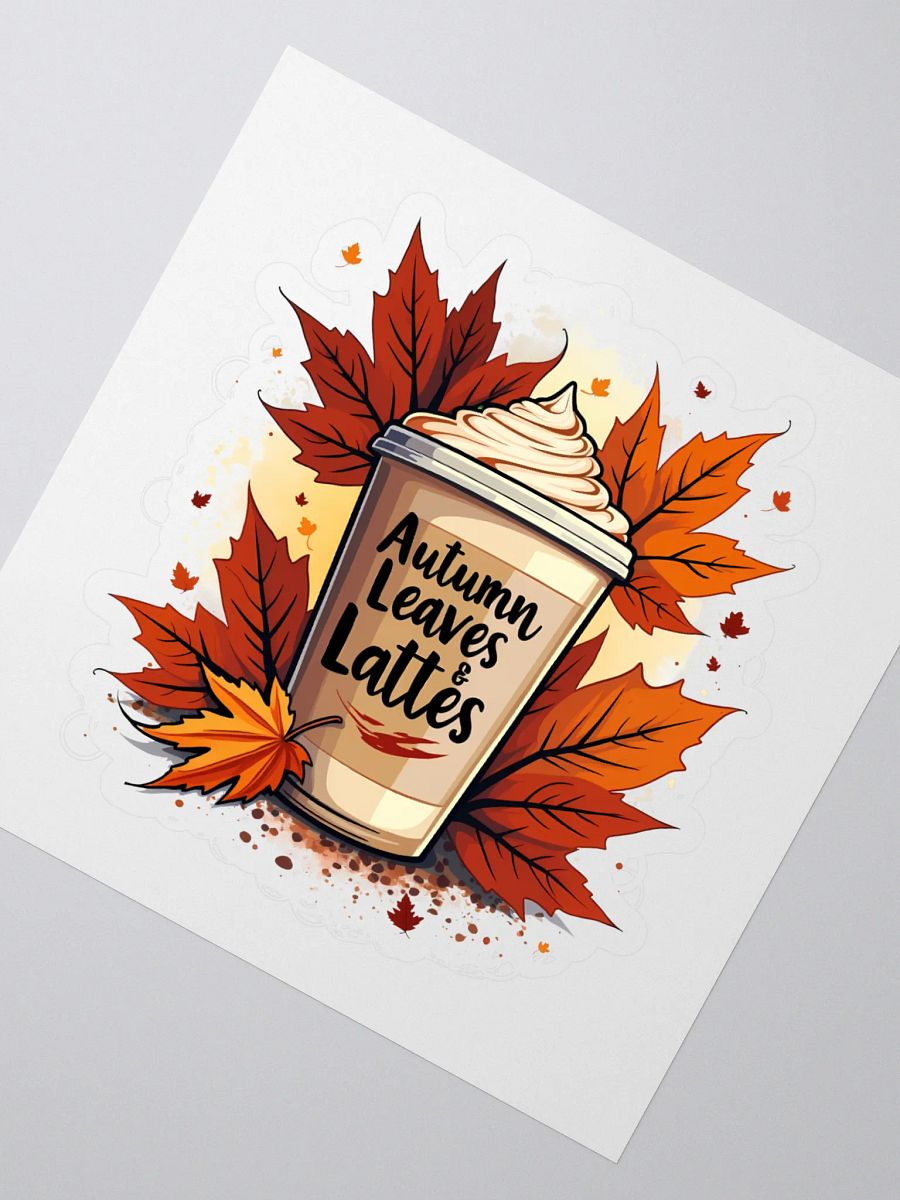 Autumn Leaves & Lattes Stickers product image (2)