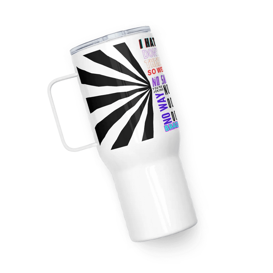 GAMER TALK TRAVEL MUG W/ HANDLE product image (5)