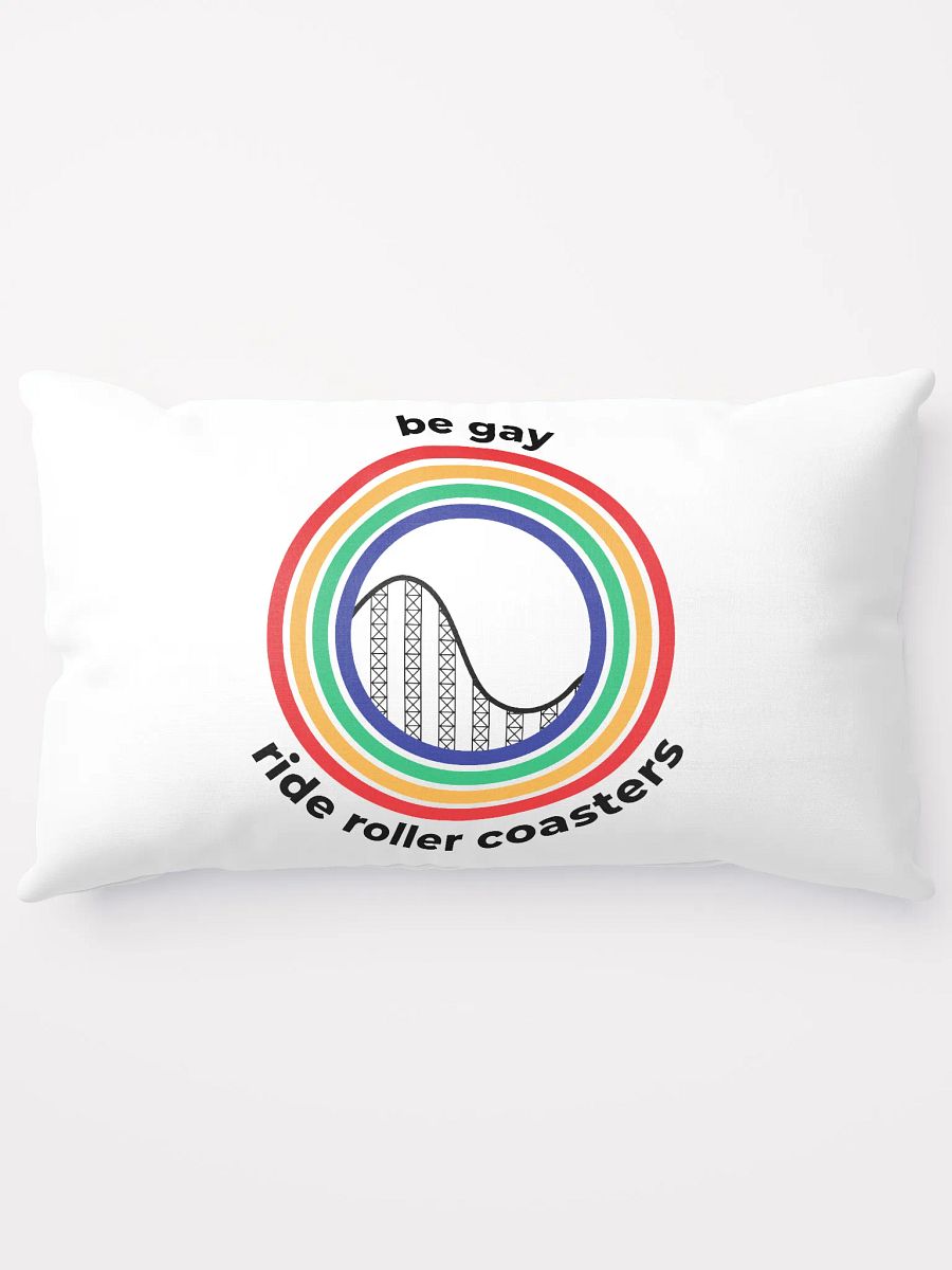 Pillow - Be Gay Ride Roller Coasters product image (15)