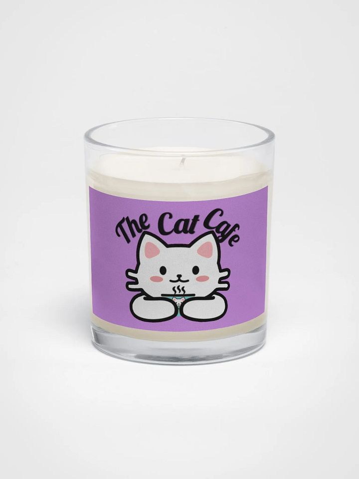 The Cat Cafe Logo Soy Wax Candle product image (1)