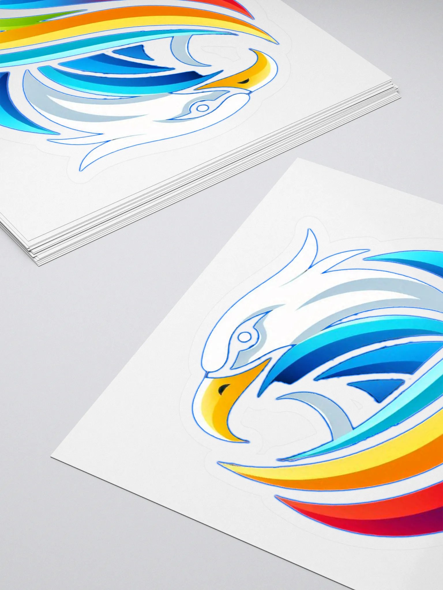 Colorful Eagle Kiss Cut Stickers product image (4)