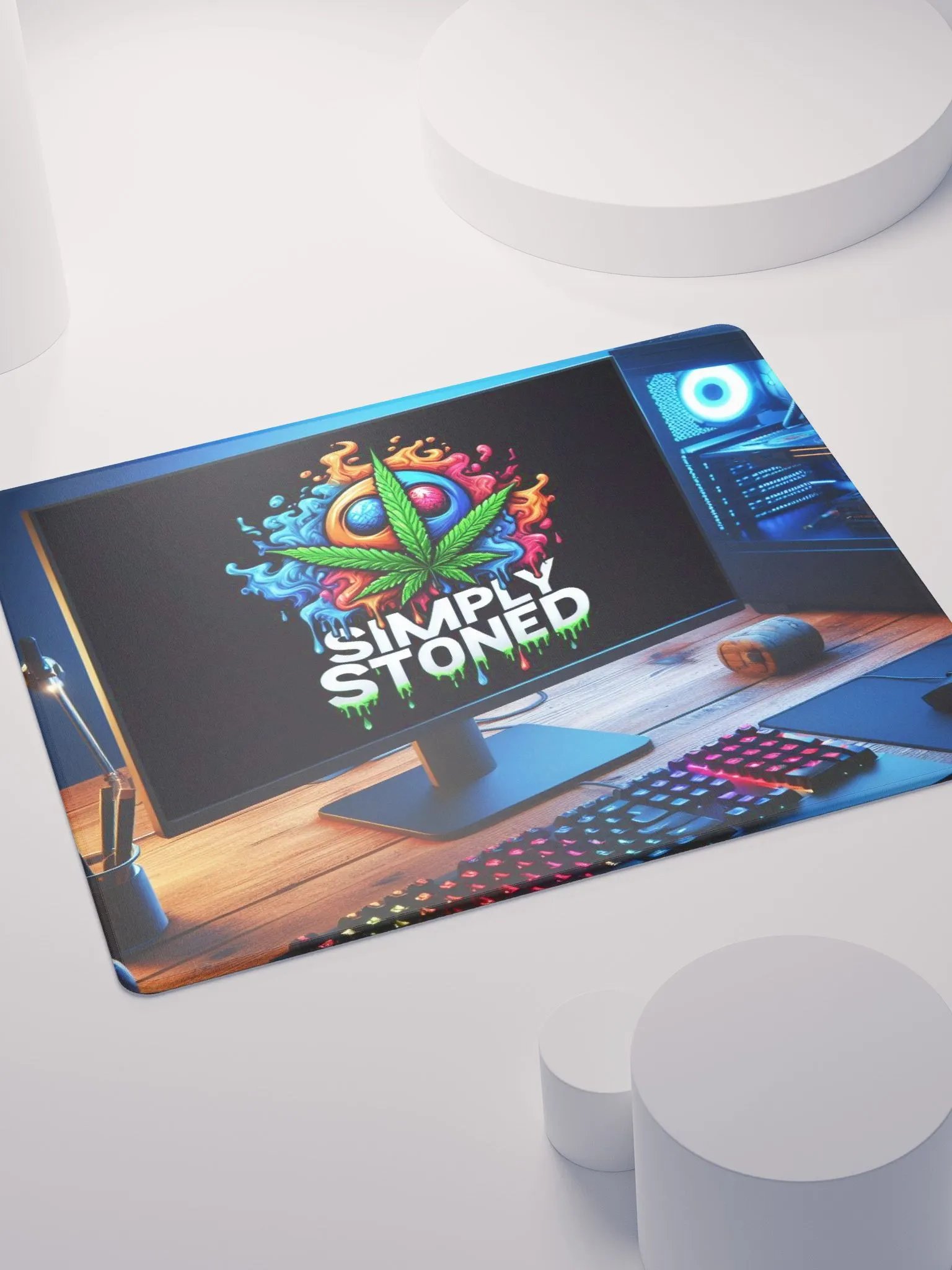 Simply Stoned Gamer Mouse Pad product image (4)