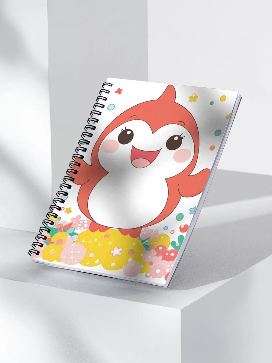Cheerful Penguin Spiral Notebook product image (3)