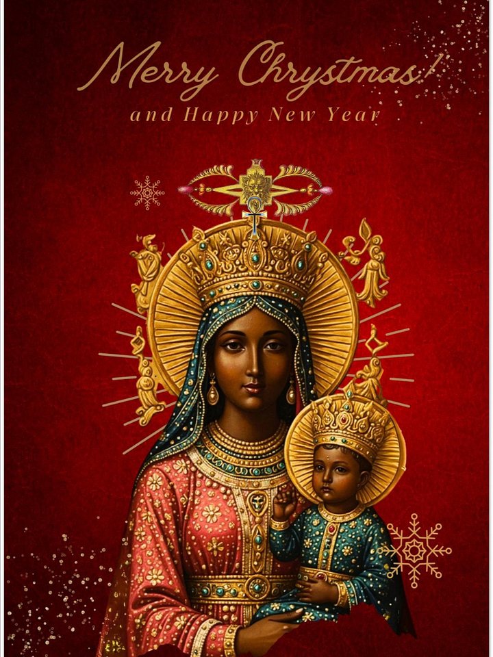 Black Madonna and Child _ Pack of 10x Holiday Greeting Cards _ 2 product image (2)