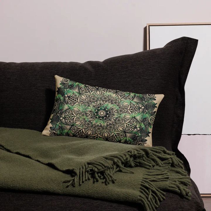 Mystic Garden Mandala Pillow Case product image (1)