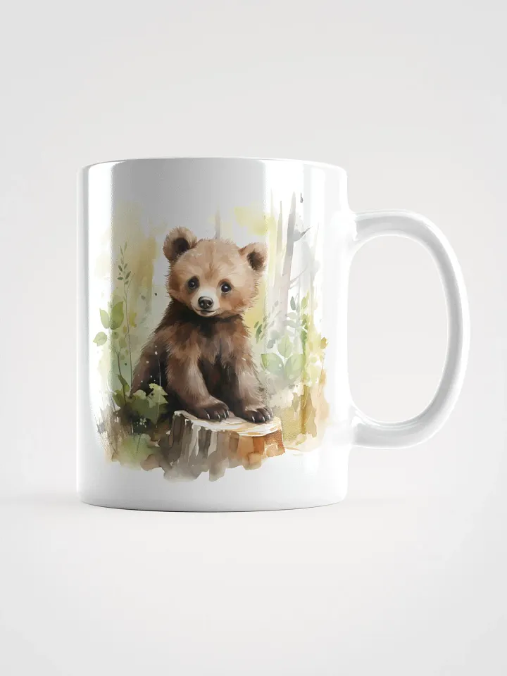 Forest Cub White Glossy Mug product image (1)