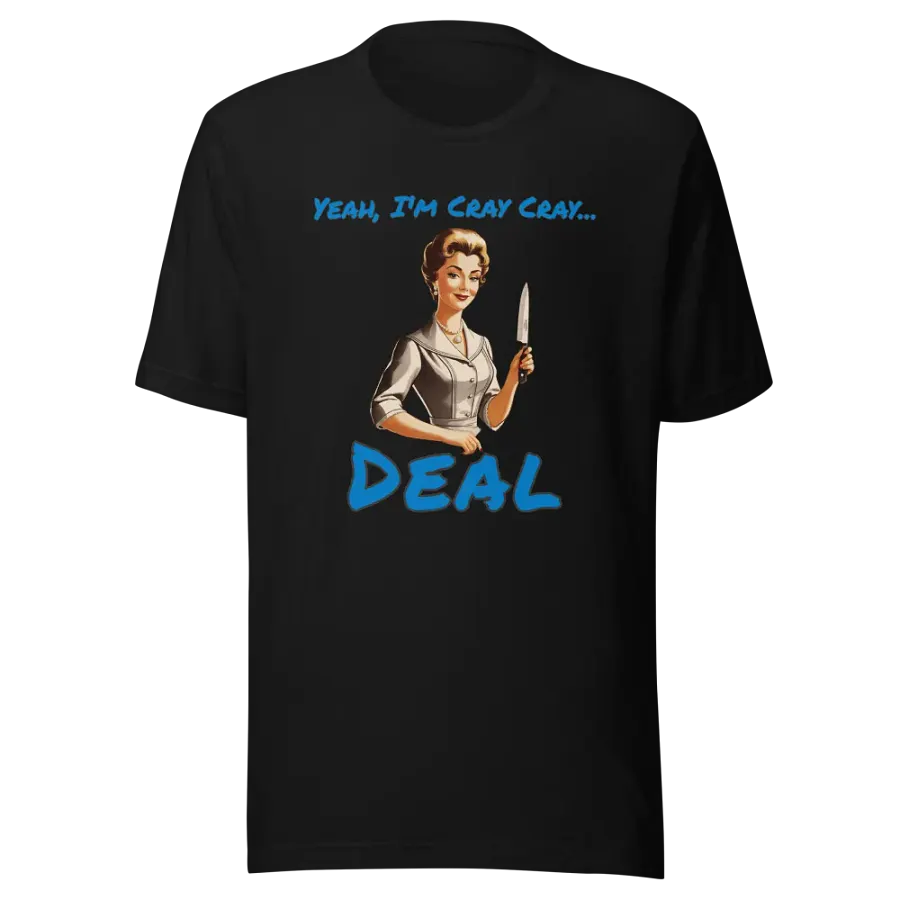 Yeah I'm Cray Cray - Bella Canvas 3001 Unisex Staple T-Shirt product image (2)