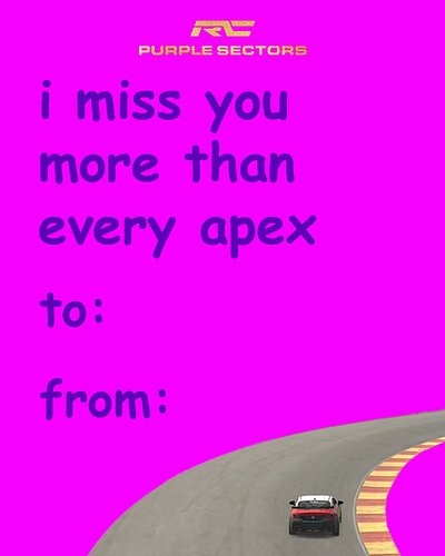 Tag that special someone who misses apexes like you do 🥰

#valentinesday #racing #iracing #assettocorsa #granturismo #simraci...