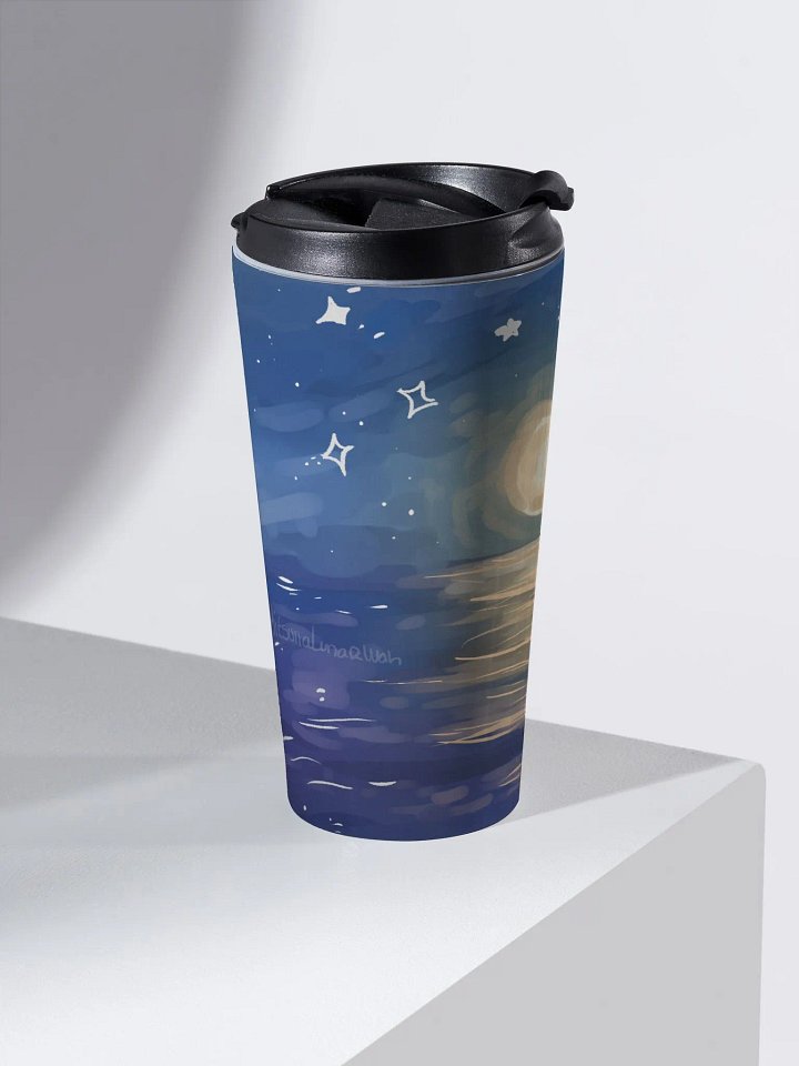 Moonlit Guardian Stainless Steel Travel Mug product image (2)