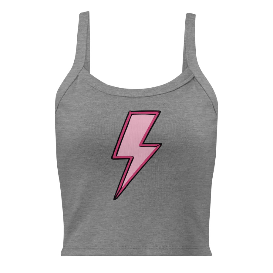 Electric Bolt Ribbed Tank Top product image (1)