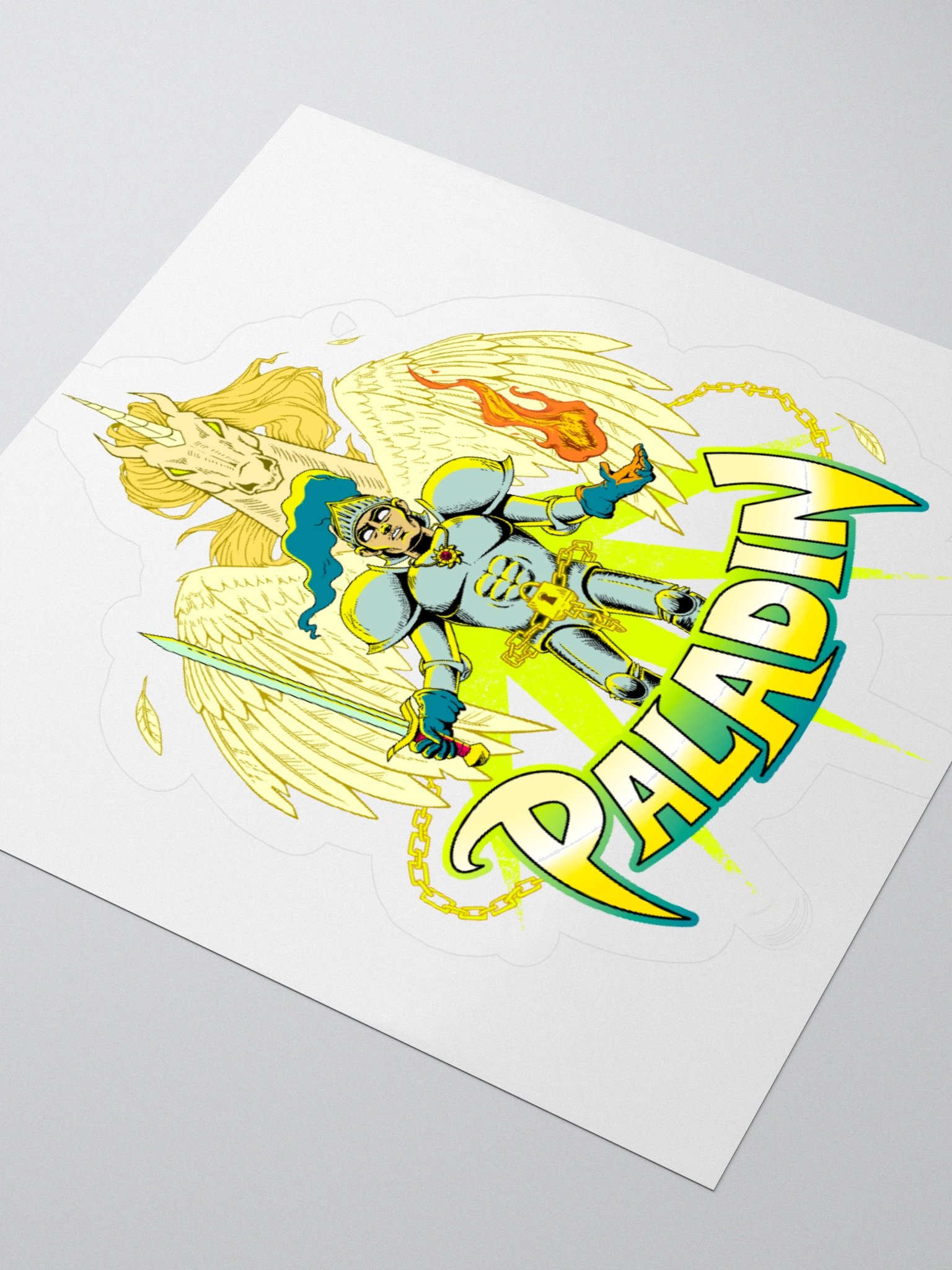 Dark Fantasy Paladin - Sticker product image (7)
