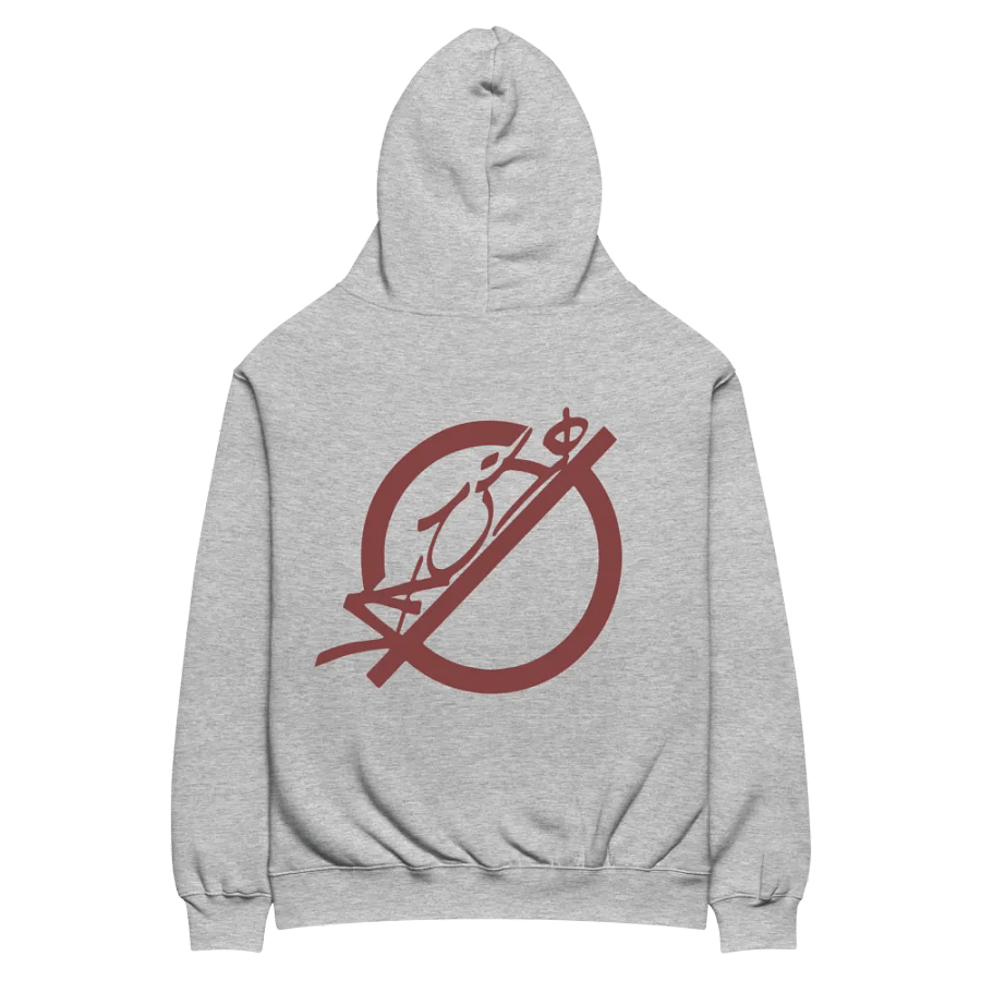 VACIO Grafitti {NULL} Logo Relaxed Fit Hoodie (RED) product image (4)