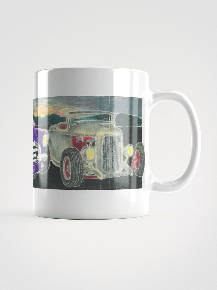A Century of Rides on White Glossy Mug product image (1)