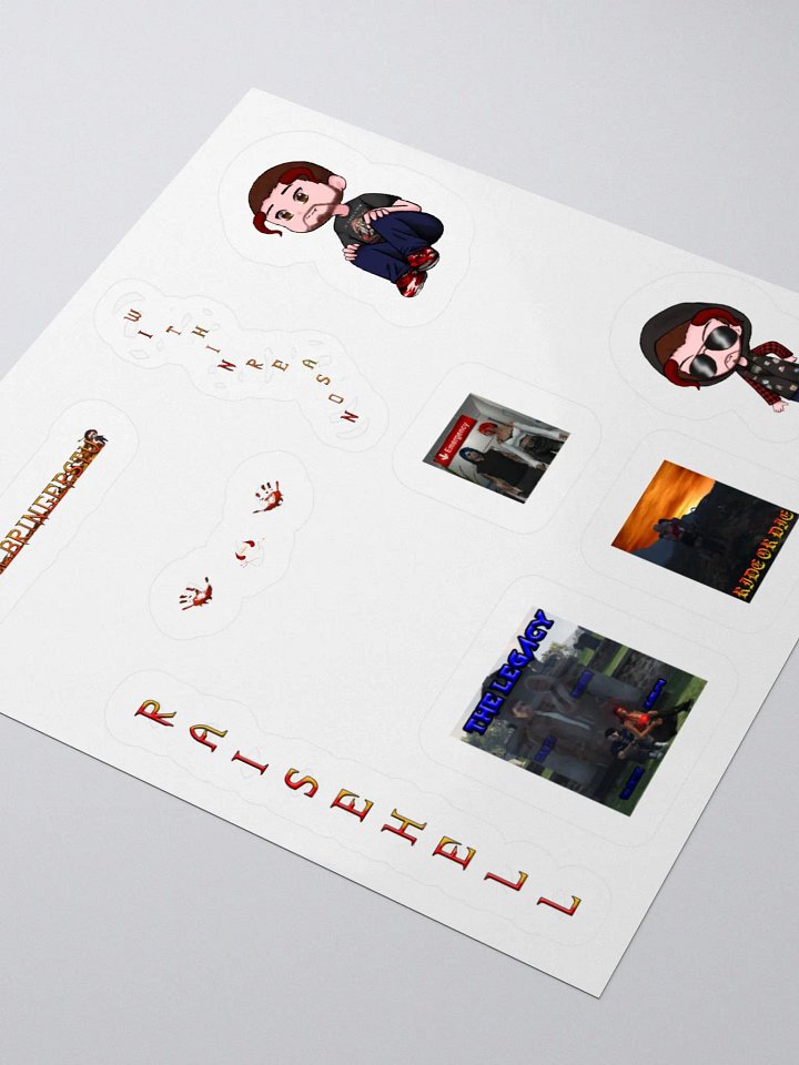 HELLBRINGERSTV & THE LEGACY CHAPTERS STICKERS product image (2)